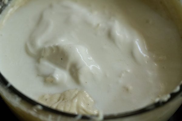 cream added to cheesecake filling