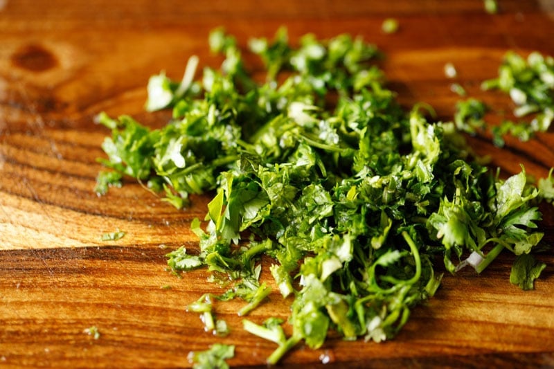 finely chopped cilantro