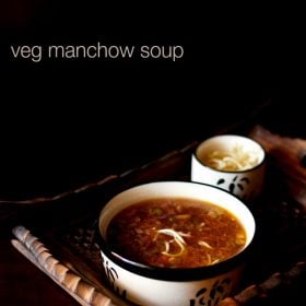 manchow soup, veg manchow soup